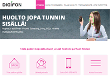 Tablet Screenshot of digifon.fi
